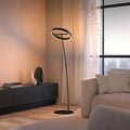 Sola lámpara de pie LED con aro — VEONA Living