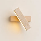 Applique de Pared en Travertino y Madera Escandinava - Modelo Solveig