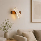 Applique de Pared en Travertino y Madera Escandinava - Modelo Solveig