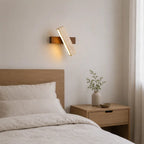 Applique de Pared en Travertino y Madera Escandinava - Modelo Solveig