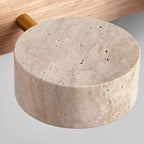 Triva: Aplique de Diseño en Travertino y Madera con Varias Cabezas