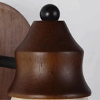 Anja: Aplique de Pared en Travertino y Madera con Estilo Escandinavo