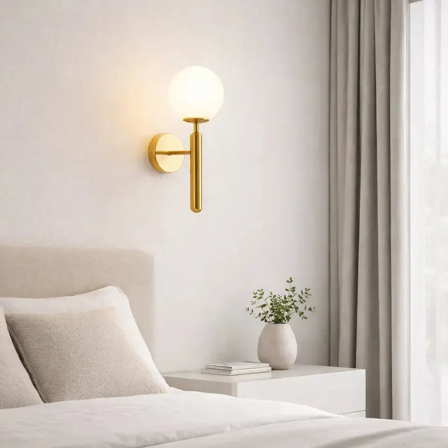 Moderna Aplique de Pared Dorado | Auren