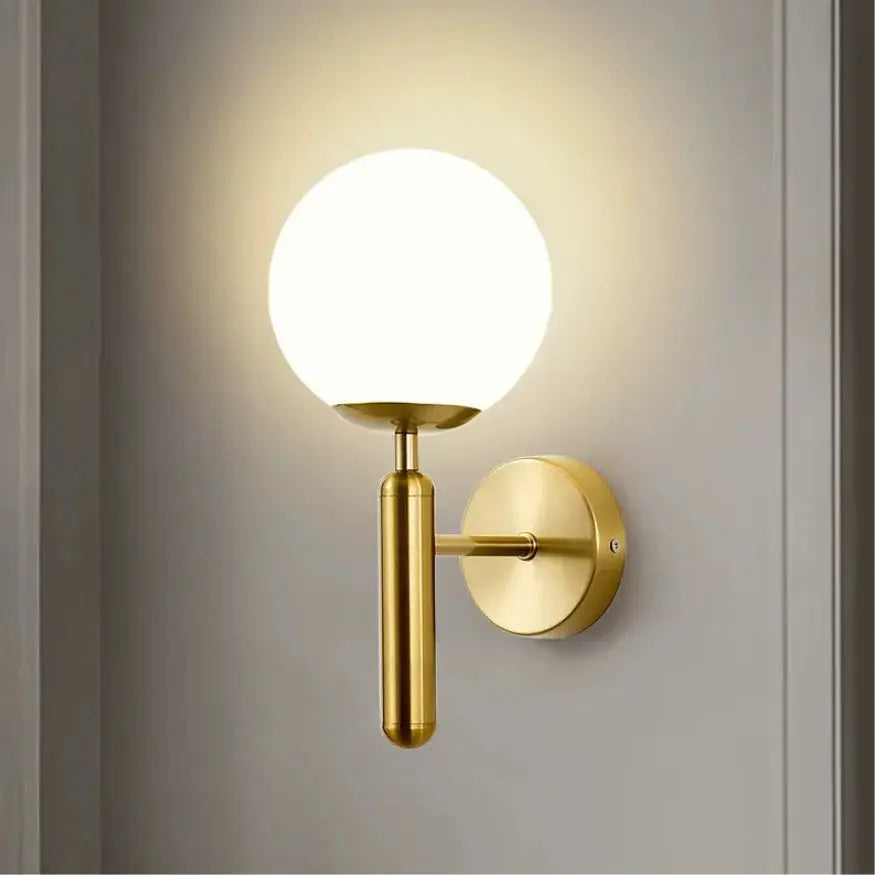 Moderna Aplique de Pared Dorado | Auren