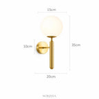 Moderna Aplique de Pared Dorado | Auren