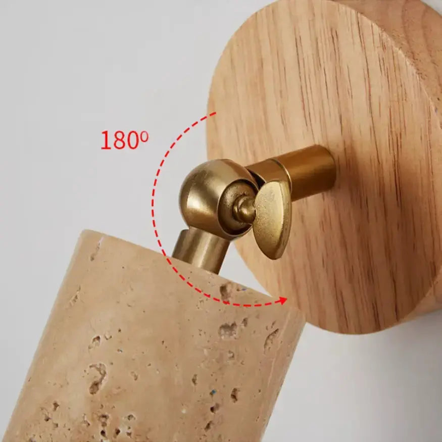 Aplicación de Diseño en Travertino y Madera | Kiva