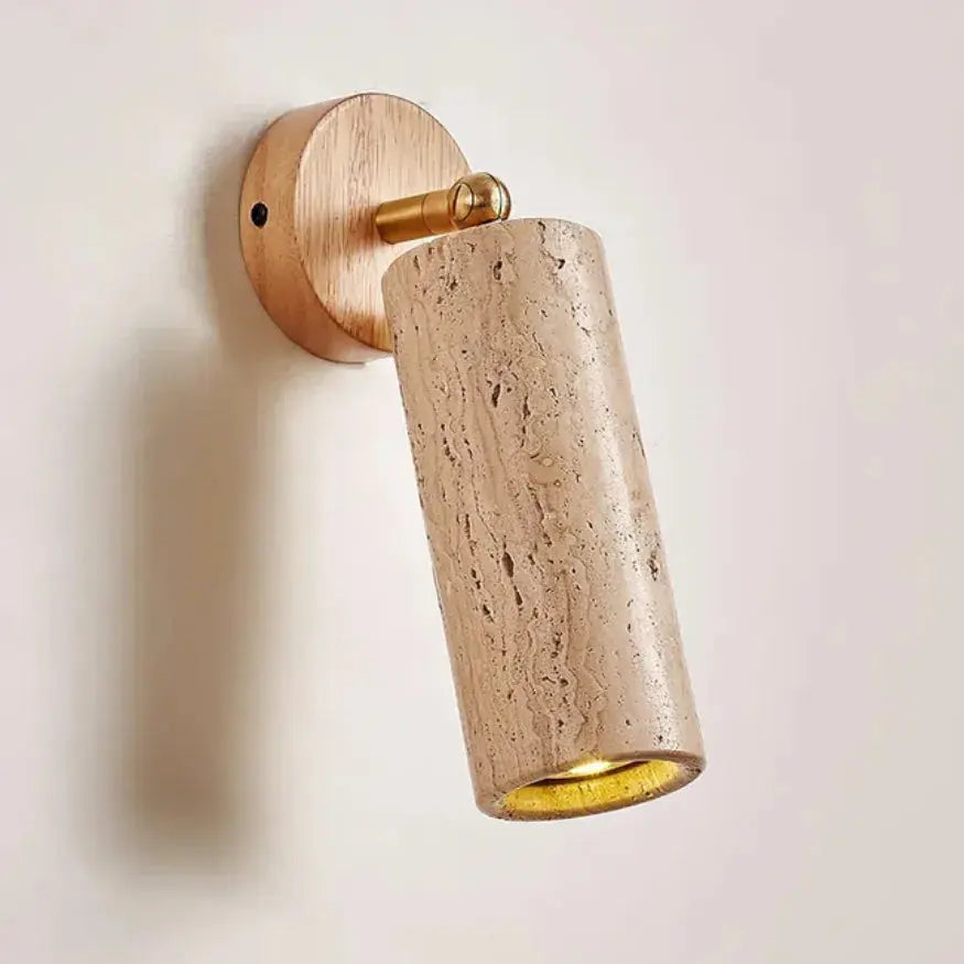 Aplicación de Diseño en Travertino y Madera | Kiva