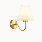 Sael Aplique de Pared Vintage en Metal y Tela