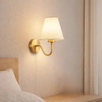 Sael Aplique de Pared Vintage en Metal y Tela
