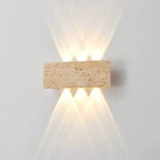 LED Wall Sconce in Travertine Design | Sorell