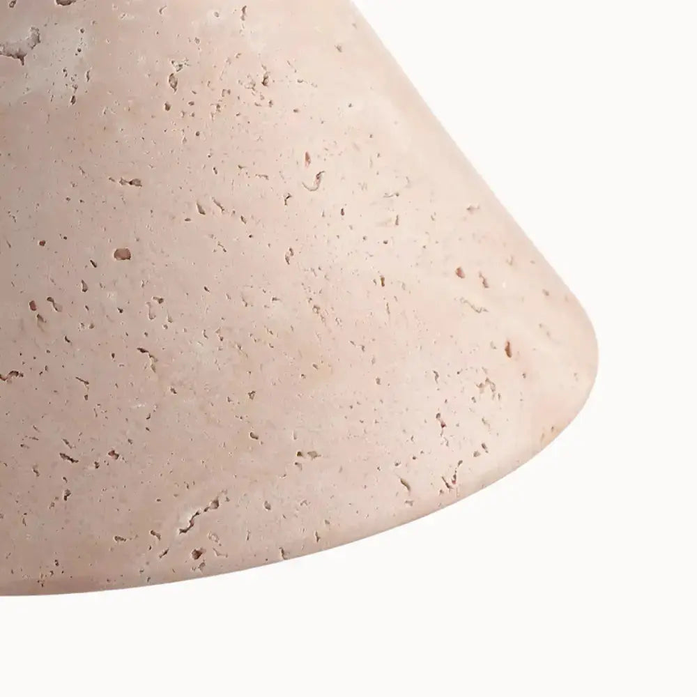 Escandinavian Wall Sconce in Travertine and Wood | Lyra Model