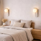 Aplique de Pared Escandinavo en Auténtico Travertino | Velor