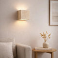 Escandinavian Wall Sconce in Natural Travertine | Horten