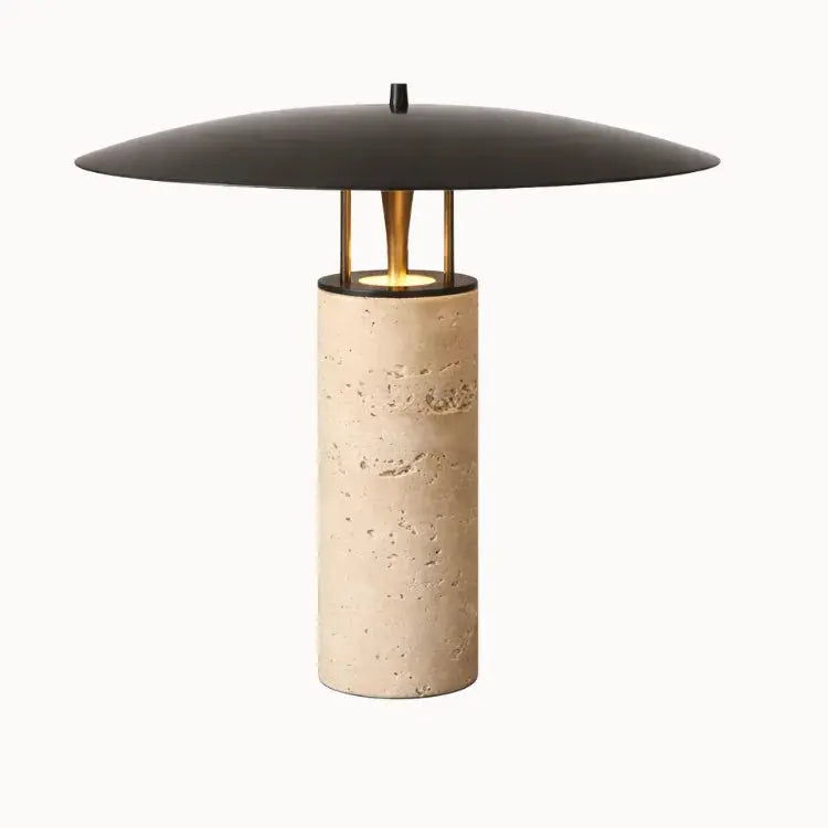 Lámpara de Mesa de Travertino | Noma
