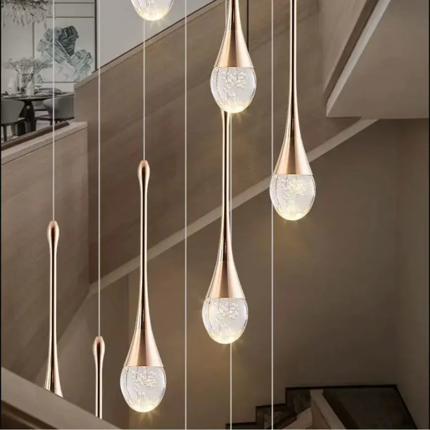 Moderna Lámpara de Suspensión de Cristal Ø 35 cm | Aysel