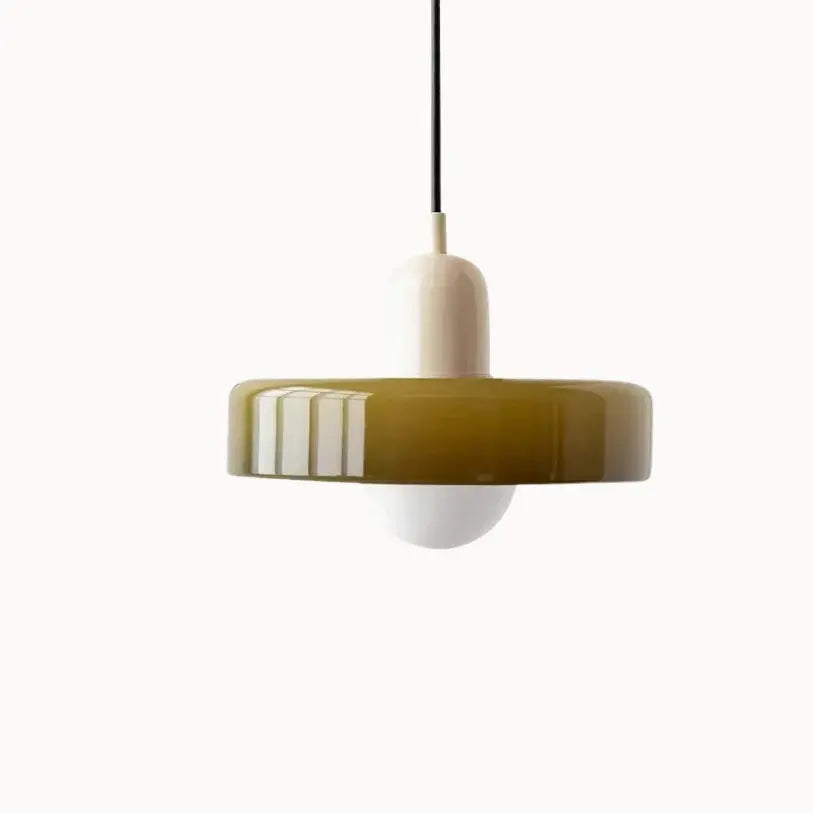 Moderna Lámpara de Suspensión de Vidrio Ø 25 cm | Modelo Soline