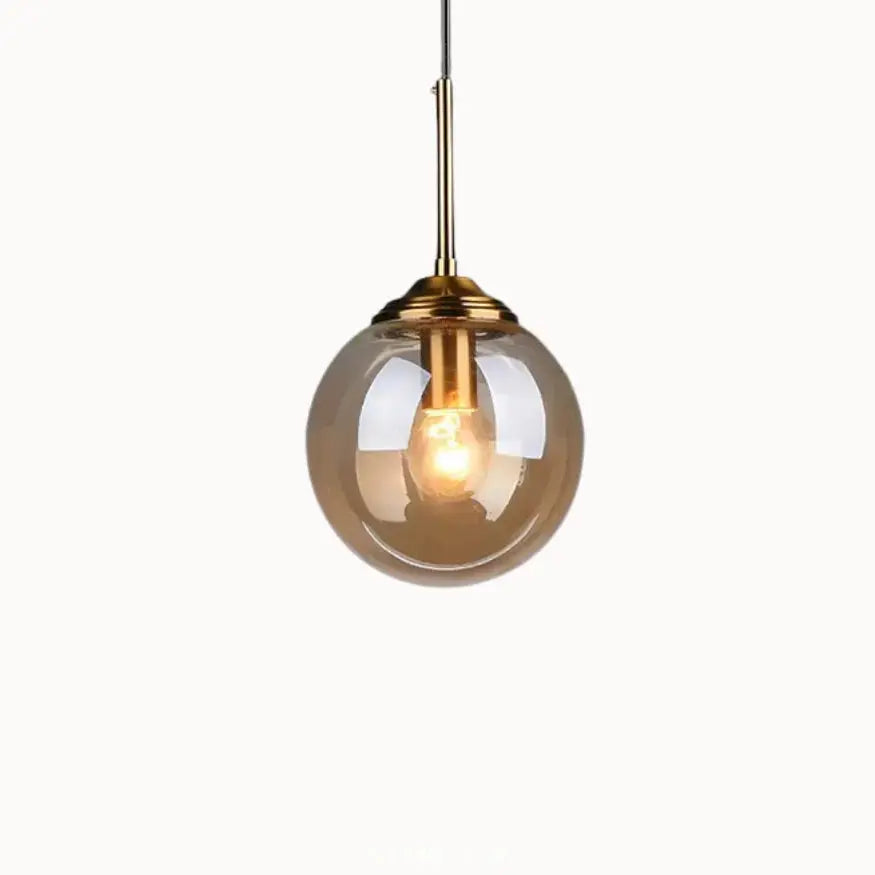 Suspensión de vidrio Ø 15 cm - Diseño Nohr