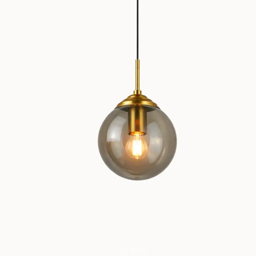 Suspensión de vidrio Ø 15 cm - Diseño Nohr