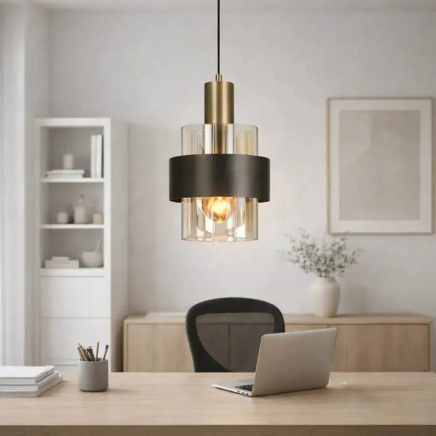 Moderna Lámpara Colgante de Vidrio Ø 20 cm | Nola
