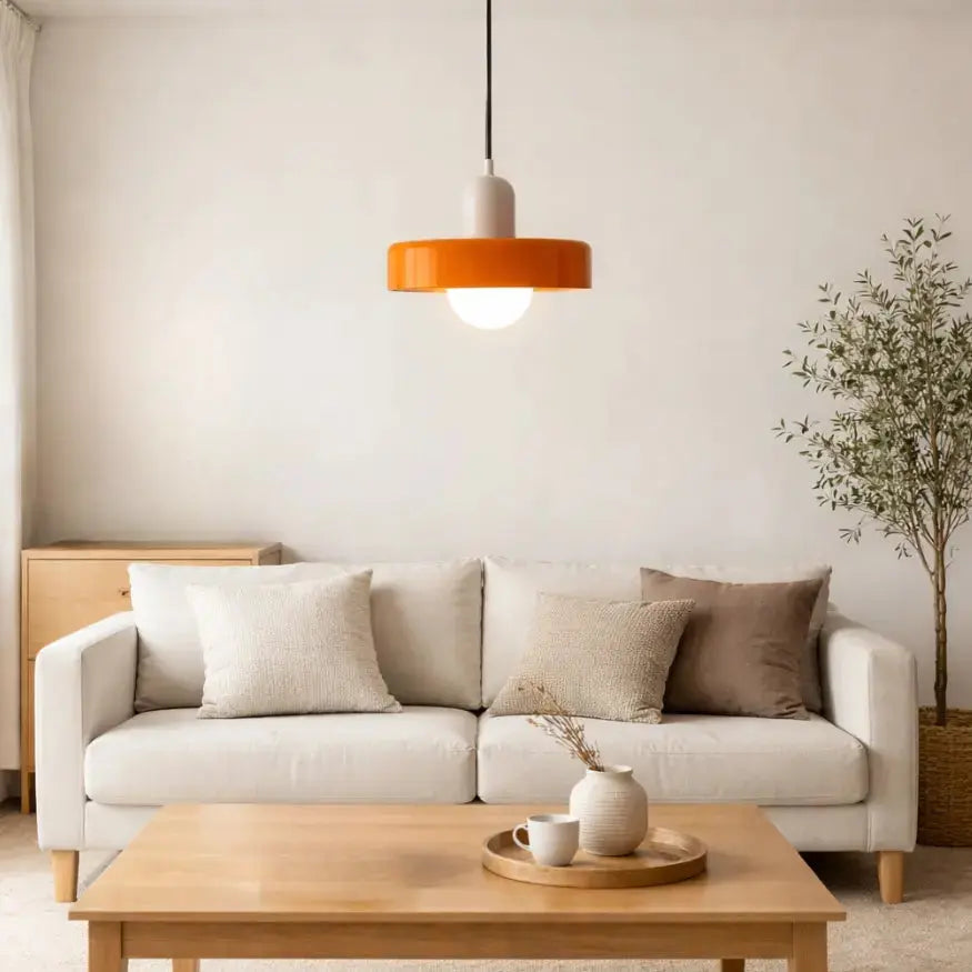 Moderna Lámpara de Suspensión de Vidrio Ø 25 cm | Modelo Soline